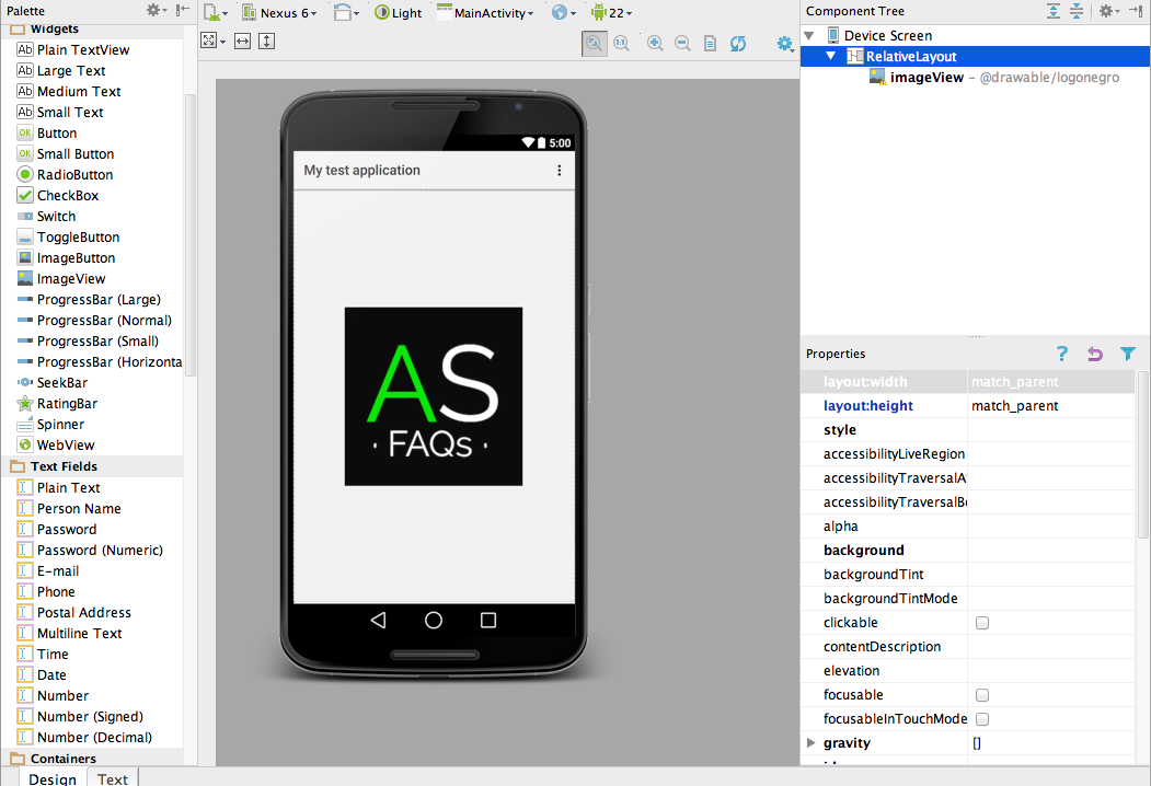 Qué es un layout en Android Studio