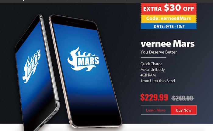 Vernee Mars 4G de oferta en GearBest